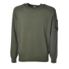 C.P. Company - Pullover Made of Cotton Crepe - Green - Sweater - Luxury Exclusive Collection - Avvenice^ Knitwears