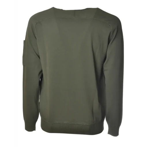 C.P. Company - Pullover Made of Cotton Crepe - Green - Sweater - Luxury Exclusive Collection - Avvenice^ Knitwears