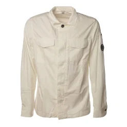 C.P. Company - Shirt with Front Pockets - White - Luxury Exclusive Collection - Avvenice^ Shirts