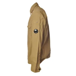 C.P. Company - Sports Shirt with Pockets - Sand - Luxury Exclusive Collection - Avvenice