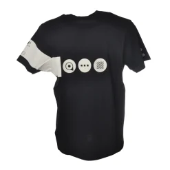 C.P. Company - T-Shirt with Contrast Print and Writings - Blue - Luxury Exclusive Collection - Avvenice^ T-shirt