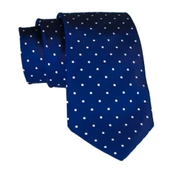 Coffret Cravates E.G. Cravates E.G. - Polka Dot Tie - Ultramarine - Avvenice^ Ties & Bow Ties