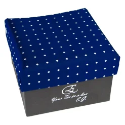 Coffret Cravates E.G. Cravates E.G. - Polka Dot Tie - Ultramarine - Avvenice^ Ties & Bow Ties