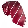 Coffret Cravates E.G. Cravates E.G. - Single Stripe Tie - Cardinal Red - Avvenice^ Ties & Bow Ties
