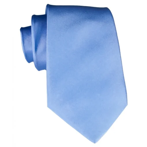 Coffret Cravates E.G. Cravates E.G. - Solid Satin Tie - Royal Blue - Avvenice^ Ties & Bow Ties