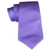 Coffret Cravates E.G. Cravates E.G. - Solid Square Pattern Tie - Violet - Avvenice^ Ties & Bow Ties