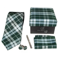 Coffret Cravates E.G. Cravates E.G. - Tartan Tie - Green - Avvenice