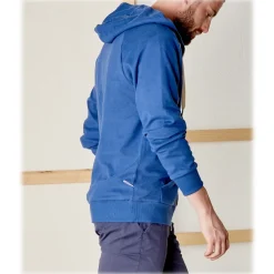 Cruna - Bel Air Sweatshirt in Cotton and Cashmere - 386 - Royal Blue - Handmade in Italy - Luxury High Quality Sweatshirt - Avvenice^ Tops