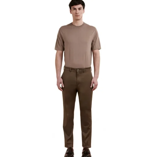 Cruna - Brera Trousers - 1501 - Green - Handmade in Italy - Luxury High Quality Collection - Avvenice^ Trousers