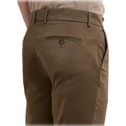 Cruna - Brera Trousers - 1501 - Green - Handmade in Italy - Luxury High Quality Collection - Avvenice^ Trousers