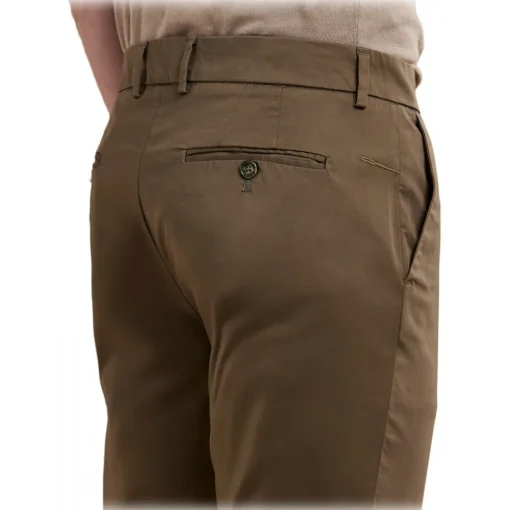 Cruna - Brera Trousers - 1501 - Green - Handmade in Italy - Luxury High Quality Collection - Avvenice^ Trousers