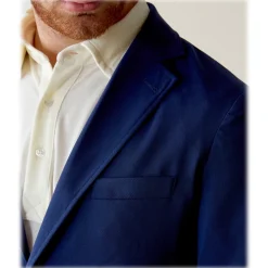Cruna - Chelsea Fresh Wool Jacket - 560 - Navy - Handmade in Italy - Luxury High Quality Jacket - Avvenice^ Jackets