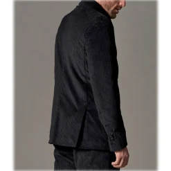 Cruna - Chelsea Jacket in Corduroy - 611 - Night Blue - Handmade in Italy - Luxury High Quality Jacket - Avvenice^ Jackets
