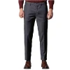 Cruna - Marais Trousers in Wool Flannel - 628 - Night Blue - Handmade in Italy - Luxury High Quality Pants - Avvenice