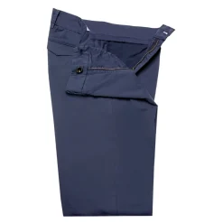 Cruna - Marais Trousers in Cotton - 510 - Blue - Handmade in Italy - Luxury High Quality Pants - Avvenice^ Trousers