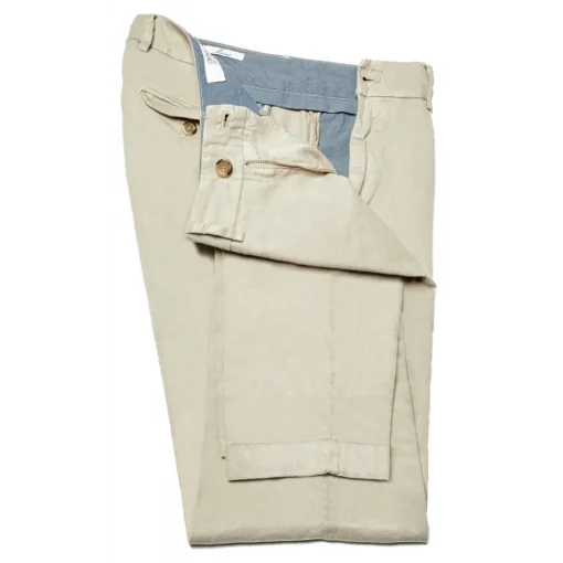 Cruna - Marais Trousers in Linen - 540 - ECRU - Handmade in Italy - Luxury High Quality Pants - Avvenice^ Trousers