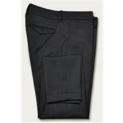 Cruna - Marais Trousers in Tech Wool - 648 - Night Blue - Handmade in Italy - Luxury High Quality Pants - Avvenice^ Trousers