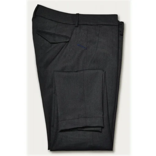 Cruna - Marais Trousers in Tech Wool - 648 - Night Blue - Handmade in Italy - Luxury High Quality Pants - Avvenice^ Trousers
