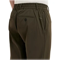 Cruna - Mitte Trousers - 0001 - Green - Handmade in Italy - Luxury High Quality Collection - Avvenice^ Trousers