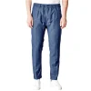 Cruna - Mitte Trousers in Fresh Wool - 562 - Navy - Handmade in Italy - Luxury High Quality Pants - Avvenice^ Trousers