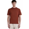 Cruna - Nizza Knitted T-Shirt - 1531 - Rust - Handmade in Italy - Luxury High Quality Collection - Avvenice