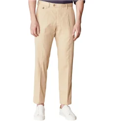 Cruna - Raval Trousers in Cotton - 536 - Terra - Handmade in Italy - Luxury High Quality Pants - Avvenice^ Trousers