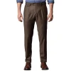 Cruna - Raval Trousers in Wool Flannel - 628 - Coffee Brown - Handmade in Italy - Luxury High Quality Pants - Avvenice^ Trousers