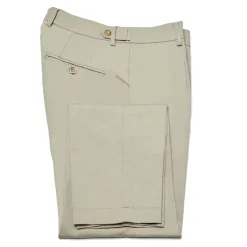 Cruna - Raval Trousers in Cotton - 520 - Beige - Handmade in Italy - Luxury High Quality Pants - Avvenice^ Trousers