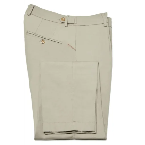 Cruna - Raval Trousers in Cotton - 520 - Beige - Handmade in Italy - Luxury High Quality Pants - Avvenice^ Trousers