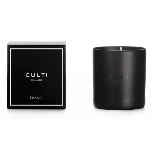 Culti Milano - Candle Black Label 270 g - Ebano - Room Fragrances - Fragrances - Luxury - Avvenice^ Environment