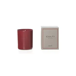 Culti Milano - Candle Color 250 gr - Velvet - Room Fragrances - Bordeaux - Fragrances - Luxury - Avvenice^ Environment