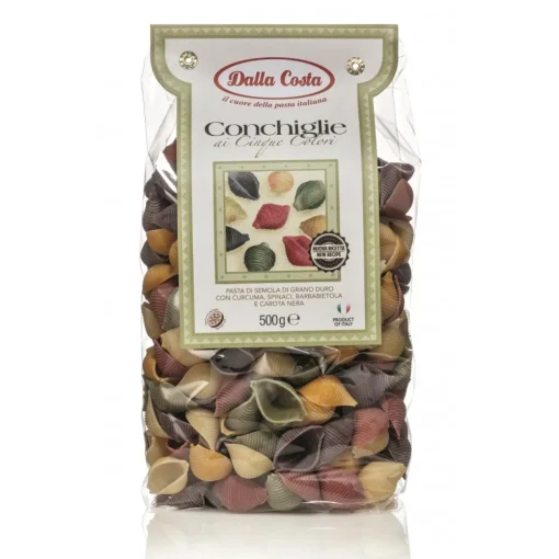 Dalla Costa Alimentare Dalla Costa - Conchiglie Five Colours - Avvenice^ Pasta & Cereals