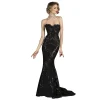 Danilo Forestieri - Long Mermaid Dress Mounted - Haute Couture Made in Italy - Luxury Exclusive Collection - Avvenice