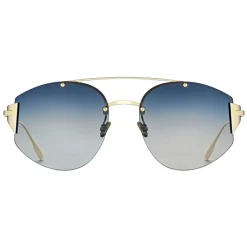 Dior - Sunglasses - Stronger - Gold Metal Blue - Eyewear - Avvenice