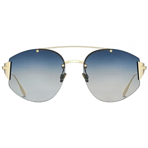 Dior - Sunglasses - Stronger - Gold Metal Blue - Eyewear - Avvenice