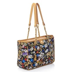 Divo Diva - Antibes - Black - Leather Handbag - Made in Italy - Life is a Game Collection - Luxury High Quality - Avvenice^ Bags