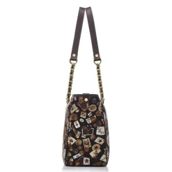 Divo Diva - Antibes - Dark Brown - Leather Handbag - Made in Italy - Life is a Game Collection - Luxury High Quality - Avvenice