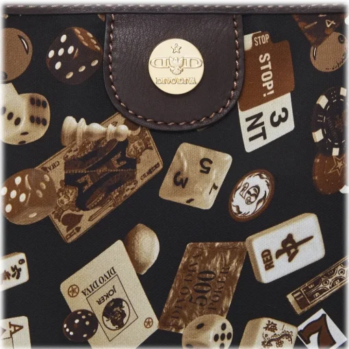 Divo Diva - Antibes - Dark Brown - Leather Handbag - Made in Italy - Life is a Game Collection - Luxury High Quality - Avvenice