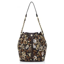 Divo Diva - Casablanca - Dark Brown - Leather Handbag - Made in Italy - Life is a Game Collection - Luxury High Quality - Avvenice^ Bags