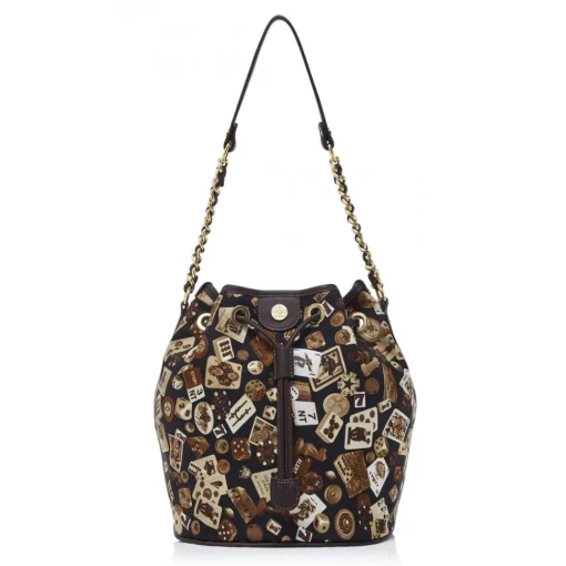 Divo Diva - Casablanca - Dark Brown - Leather Handbag - Made in Italy - Life is a Game Collection - Luxury High Quality - Avvenice^ Bags