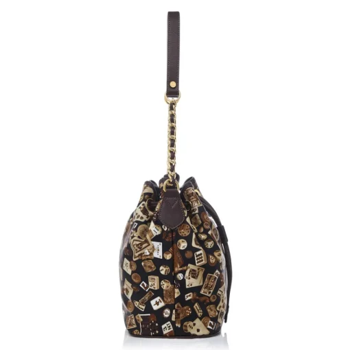 Divo Diva - Casablanca - Dark Brown - Leather Handbag - Made in Italy - Life is a Game Collection - Luxury High Quality - Avvenice^ Bags
