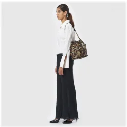 Divo Diva - Casablanca - Dark Brown - Leather Handbag - Made in Italy - Life is a Game Collection - Luxury High Quality - Avvenice^ Bags