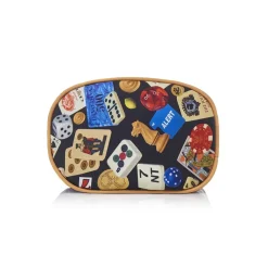 Divo Diva - Deauville - Black - Leather Handbag - Made in Italy - Life is a Game Collection - Luxury High Quality - Avvenice