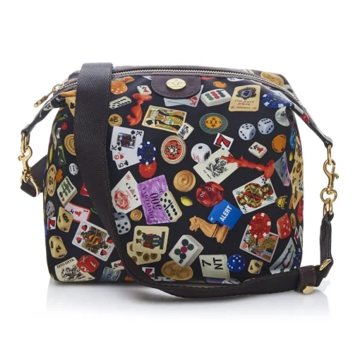 Divo Diva - Dublin - Dark Black - Leather Handbag - Made in Italy - Life is a Game Collection - Luxury High Quality - Avvenice^ Bags