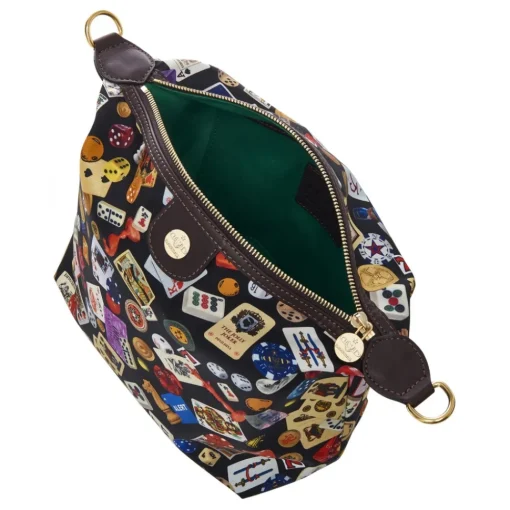 Divo Diva - Dublin - Dark Black - Leather Handbag - Made in Italy - Life is a Game Collection - Luxury High Quality - Avvenice^ Bags