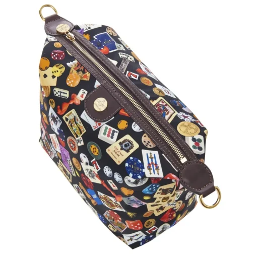 Divo Diva - Dublin - Dark Black - Leather Handbag - Made in Italy - Life is a Game Collection - Luxury High Quality - Avvenice^ Bags