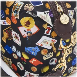 Divo Diva - Dublin - Dark Black - Leather Handbag - Made in Italy - Life is a Game Collection - Luxury High Quality - Avvenice^ Bags