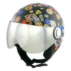 Divo Diva - Gambling Matte Black - Special Edition - Osbe Italy - Motorcycle Helmet - High Quality - Made in Italy - Avvenice^ Helmets