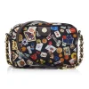 Divo Diva - Las Vegas - Dark Black - Leather Handbag - Made in Italy - Life is a Game Collection - Luxury High Quality - Avvenice^ Bags