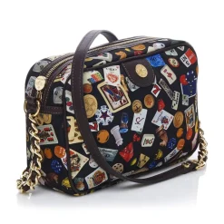 Divo Diva - Las Vegas - Dark Black - Leather Handbag - Made in Italy - Life is a Game Collection - Luxury High Quality - Avvenice^ Bags